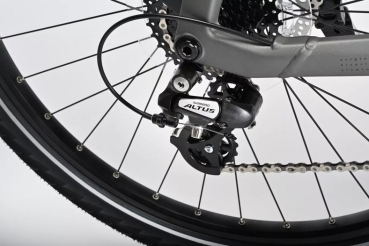 E-Bike Pedelec Winora "Yucatan X8" - quarz - matt - VORFÜHRRAD